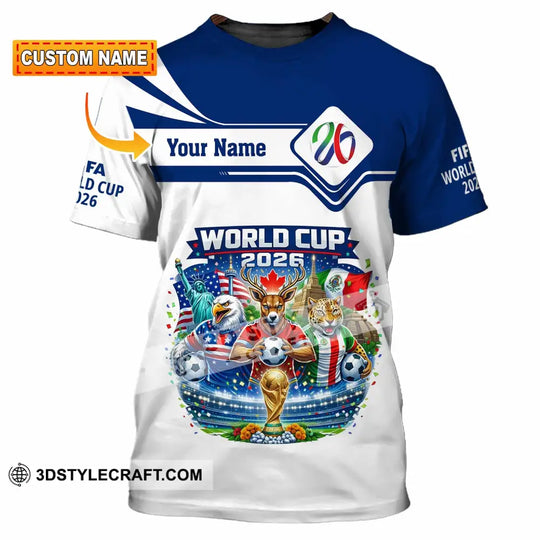 Unisex Shirt - Custom FIFA World Cup 2026 3D Shirt style option 1