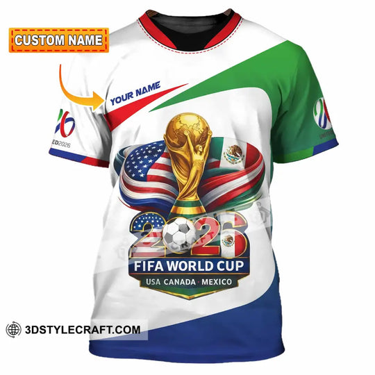 Unisex Shirt - Custom Fifa World Cup 2026 3D Shirt style option 1