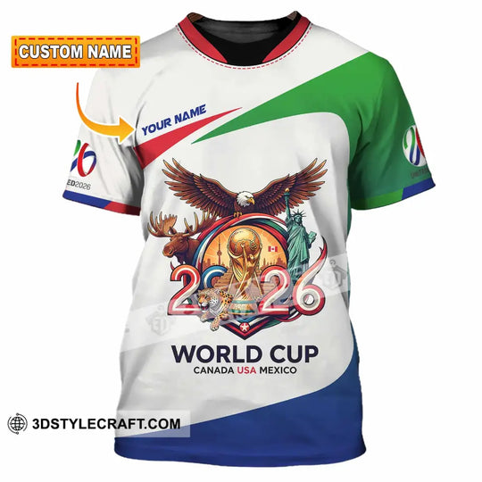 Unisex Shirt - Custom Fifa World Cup 2026 3D Shirt style option 1