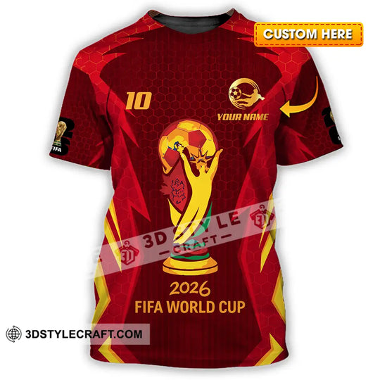 Unisex Shirt - Custom FIFA World Cup 2026 3D Shirt style option 1