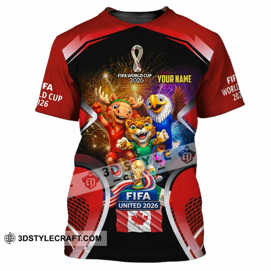 Unisex Shirt - Custom Fifa World Cup 2026 3D Shirt style option 4