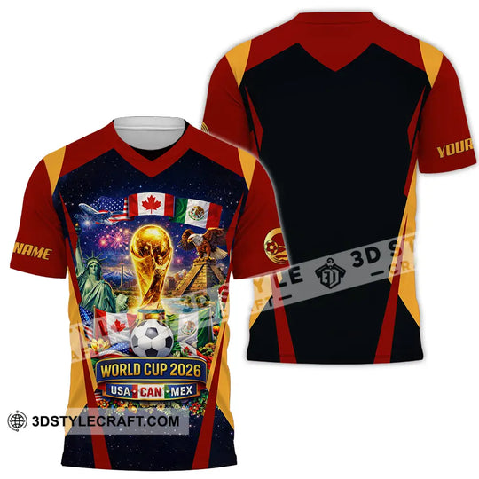 Unisex Shirt - Custom FIFA World Cup 2026 3D Shirt style option 2