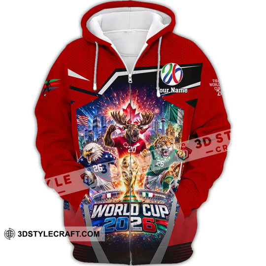 Unisex Shirt - Custom Fifa World Cup 2026 3D Shirt style option 4