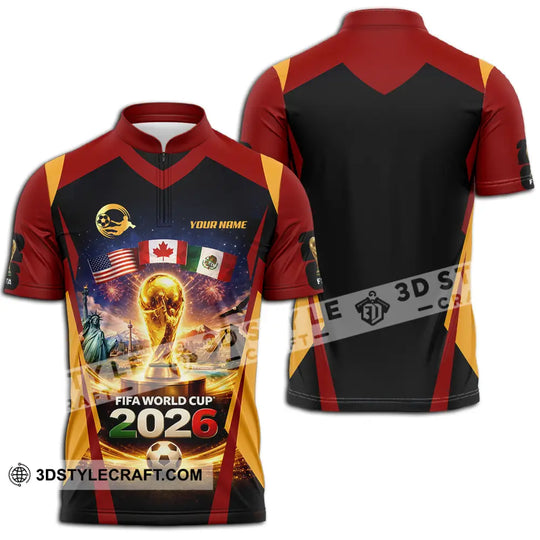 Unisex Shirt - Custom Fifa World Cup 2026 3D Shirt style option 3
