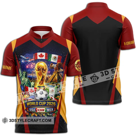 Unisex Shirt - Custom FIFA World Cup 2026 3D Shirt style option 3