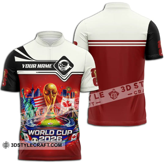 Unisex Shirt - Custom FIFA World Cup 2026 3D Shirt style option 3