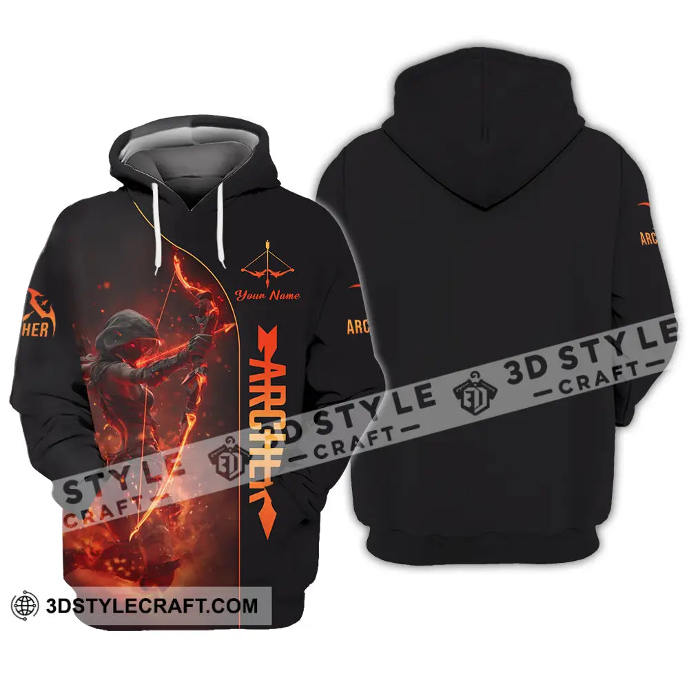 Unisex Shirt - Custom Fire Archery Shirt Hoodie / S T-shirt