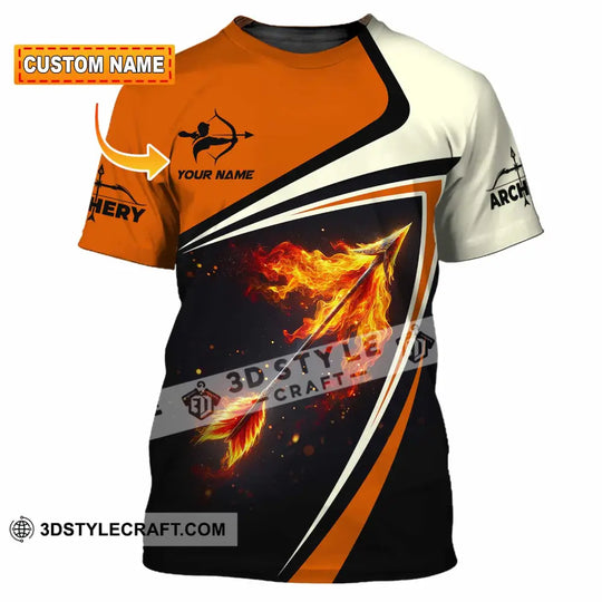 Unisex Shirt - Custom Fire Archery Lover Shirt style option 2