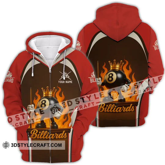 Unisex Shirt - Custom Fire Billiard Shirt style option 4