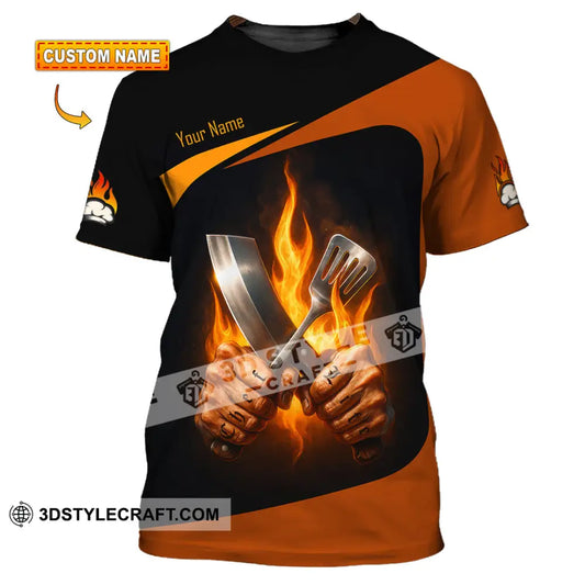 Unisex Shirt - Custom Fire Master Chef Shirt T-shirt