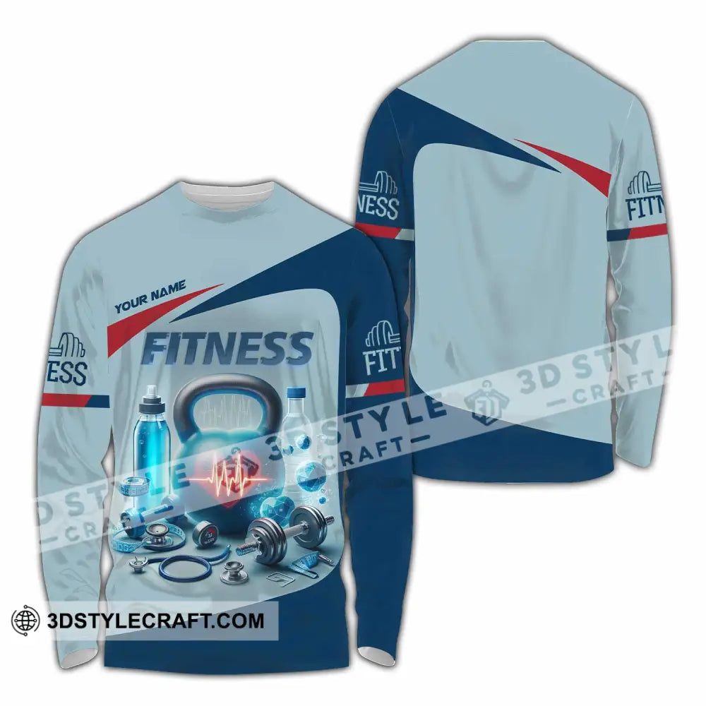 Unisex Shirt - Custom Fitness Shirt Long Sleeve Shirt / S T-shirt