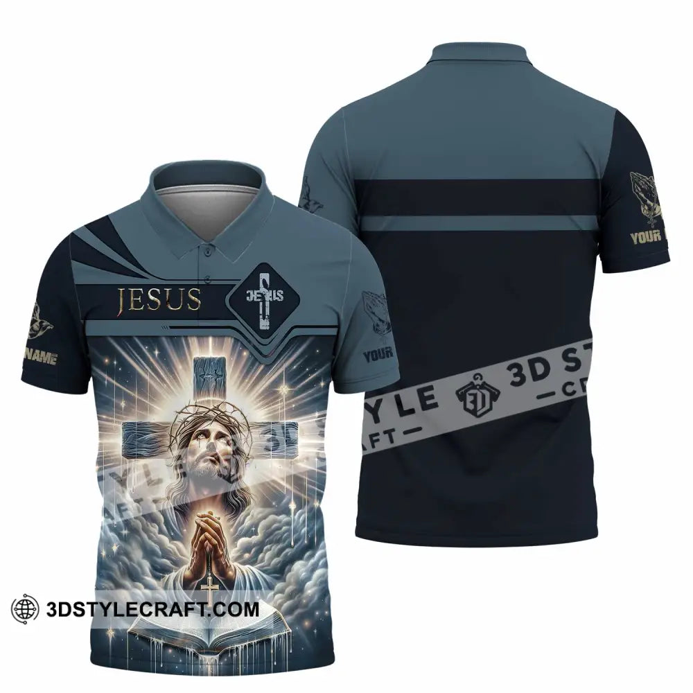 Unisex Shirt - Custom Shirt For Jesus Prayer Polo Shirt / S T-shirt