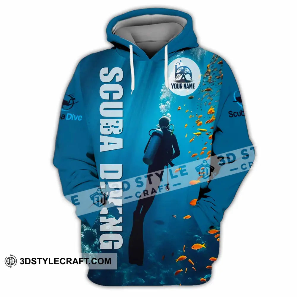 Unisex Shirt - Custom Shirt For Scuba Diving Player Hoodie / S T-shirt