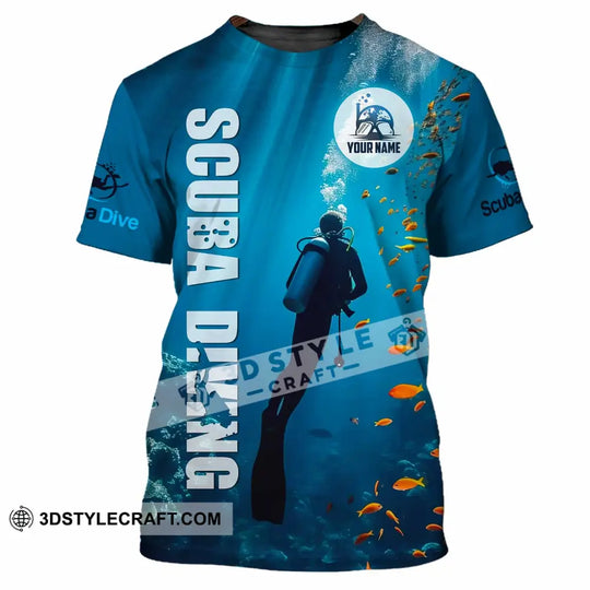 Unisex Shirt - Custom Shirt For Scuba Diving Player style option 4