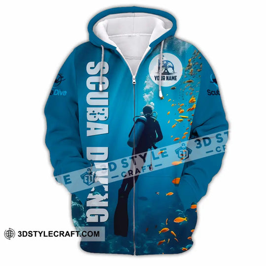 Unisex Shirt - Custom Shirt For Scuba Diving Player style option 3