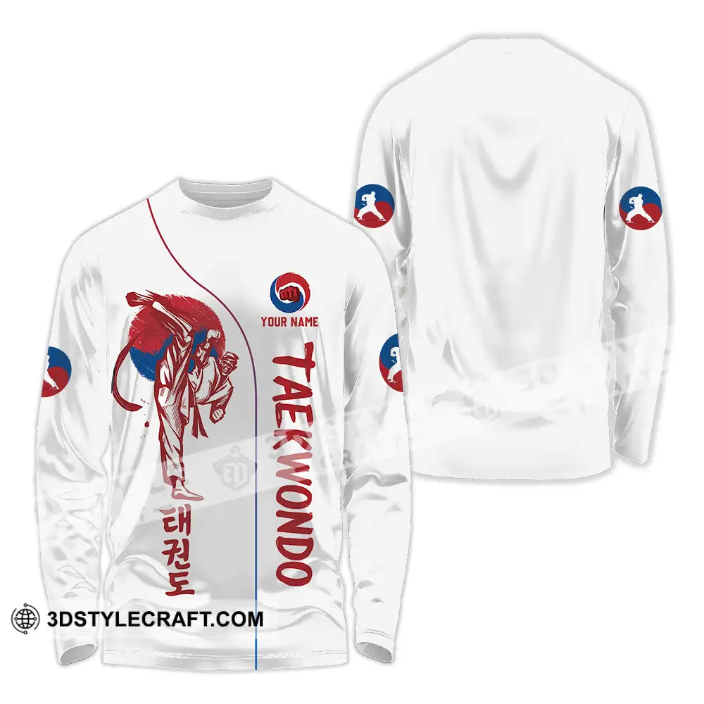 Unisex Shirt - Custom Shirt For Taekwondo Lover Long Sleeve Shirt / S T-shirt