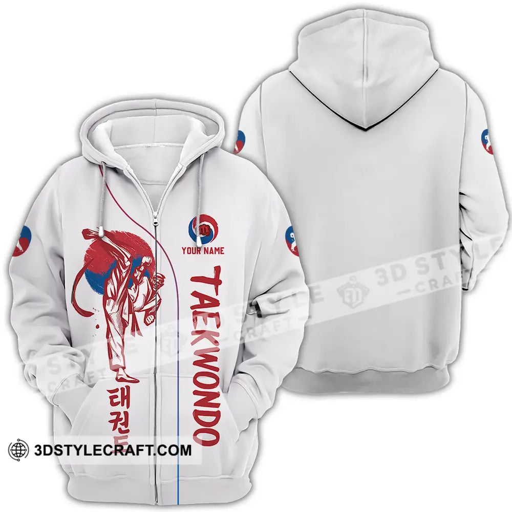 Unisex Shirt - Custom Shirt For Taekwondo Lover Zipper Hoodie / S T-shirt