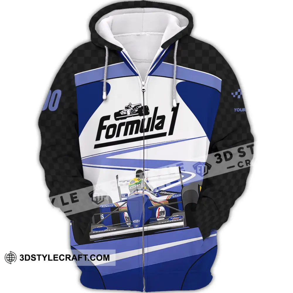 Unisex Shirt - Custom Formula 1 Shirt Zipper Hoodie / S T-shirt