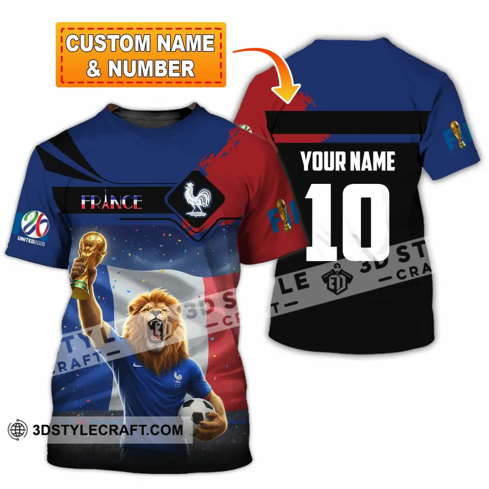 Unisex Shirt - Custom France 3D Shirt T-shirt