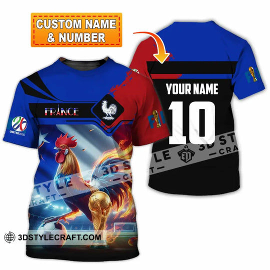 Unisex Shirt - Custom France 3D Shirt style option 1