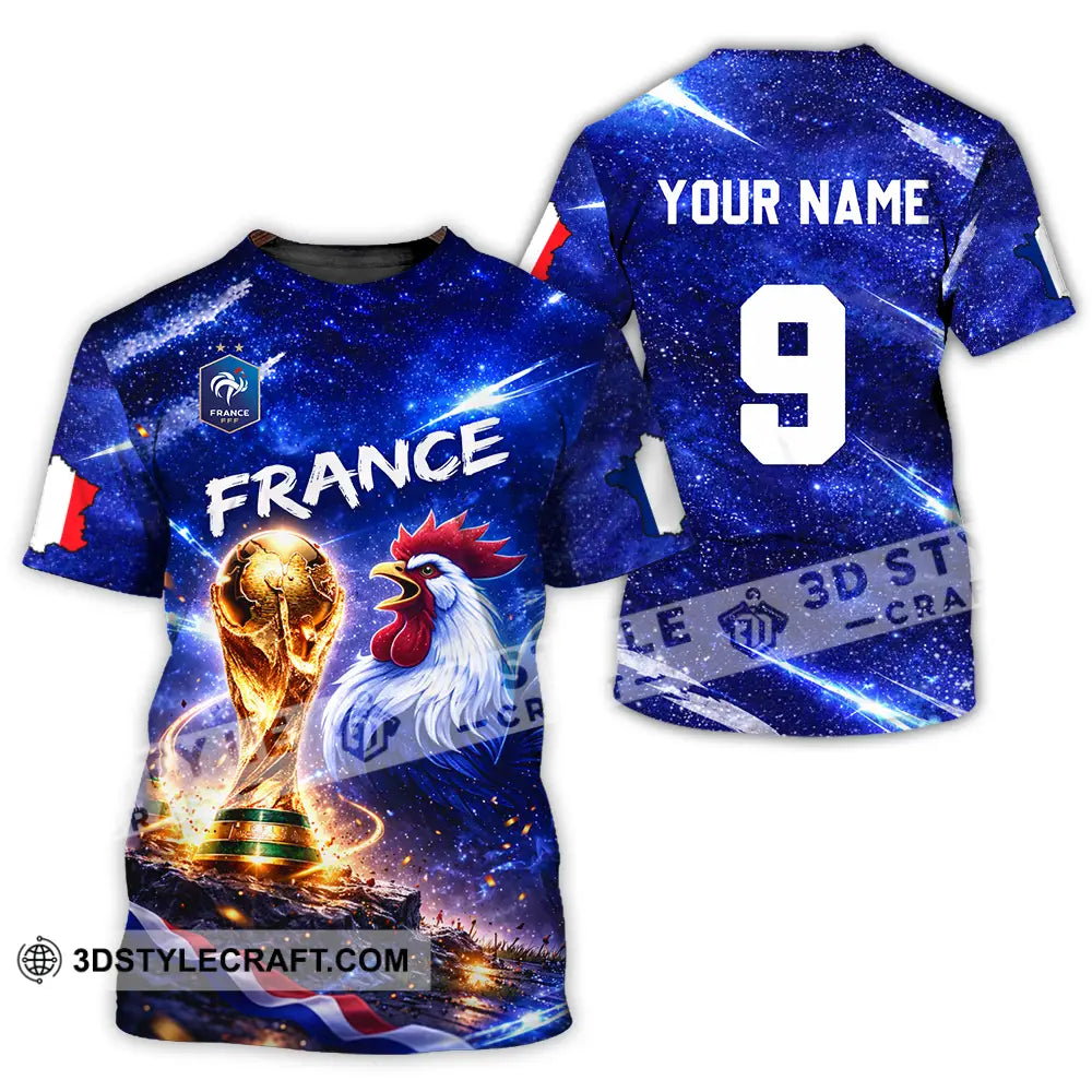 Unisex Shirt - Custom France World Cup 2026 3D Shirt T-Shirt / S T-shirt
