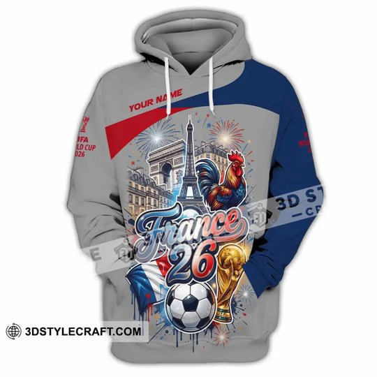 Unisex Shirt - Custom France World Cup 2026 3D Shirt style option 3