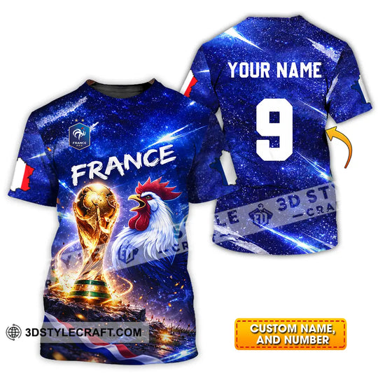 Unisex Shirt - Custom France World Cup 2026 3D Shirt style option 1