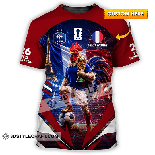Unisex Shirt - Custom France World Cup 2026 Shirt style option 1
