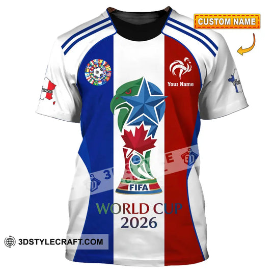 Unisex Shirt - Custom France World Cup 2026 Shirt style option 1