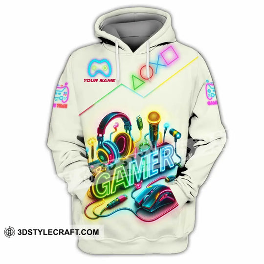 Unisex Shirt - Custom Gamer, Game Time Shirt style option 4
