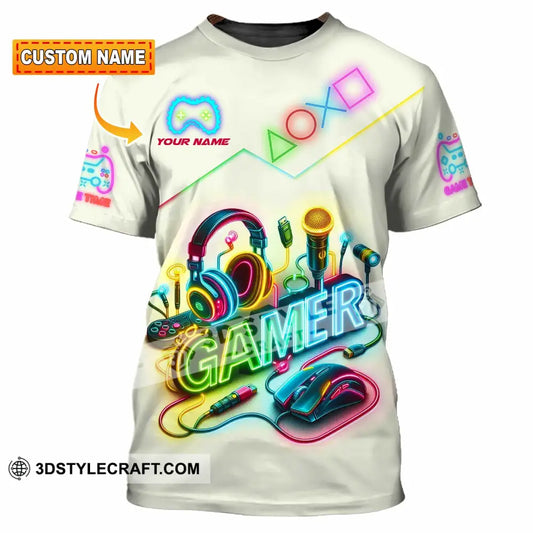 Unisex Shirt - Custom Gamer Game Time Shirt T-shirt
