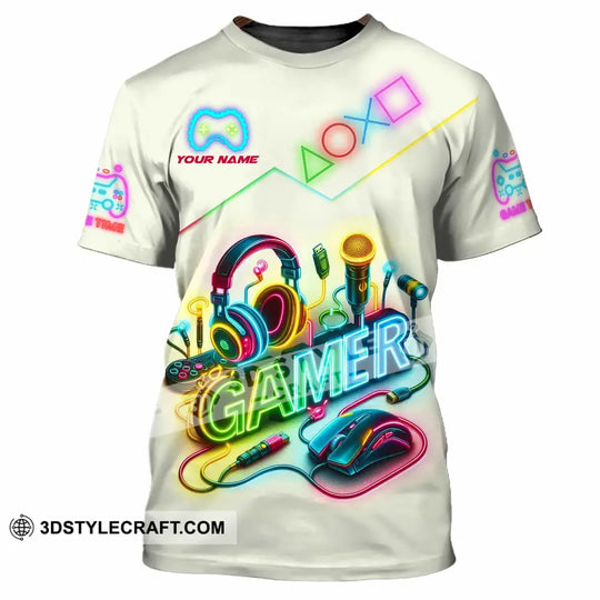 Unisex Shirt - Custom Gamer, Game Time Shirt style option 2