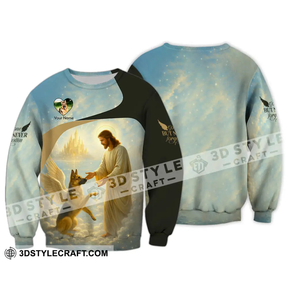 Unisex Shirt - Custom German Shepherd Gone But Never Forgotten Shirt Long Sleeve / S T-shirt