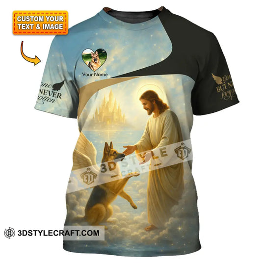 Unisex Shirt - Custom German Shepherd Gone But Never Forgotten Shirt style option 1