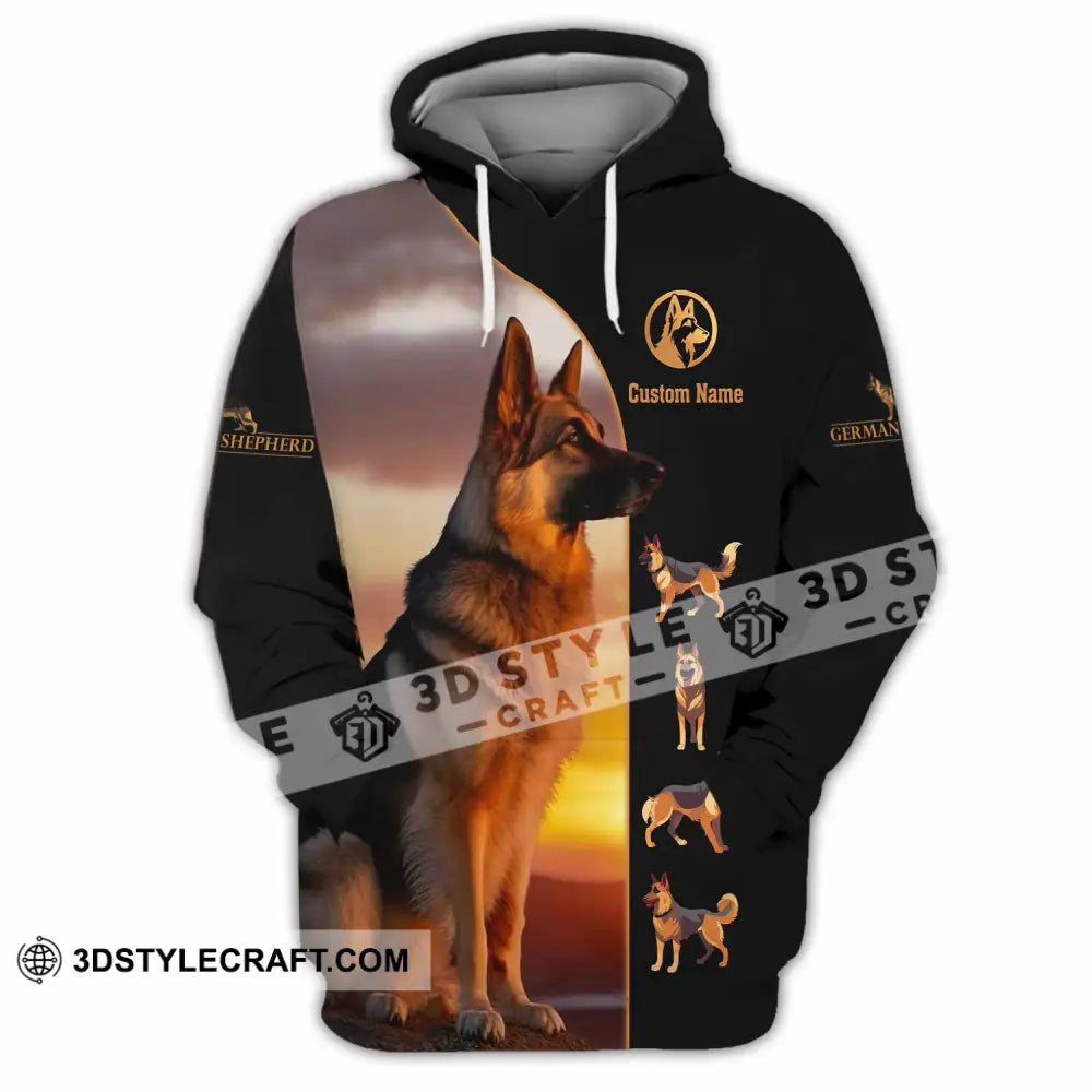 Unisex Shirt - Custom German Shepherd Shirt Hoodie / S T-shirt