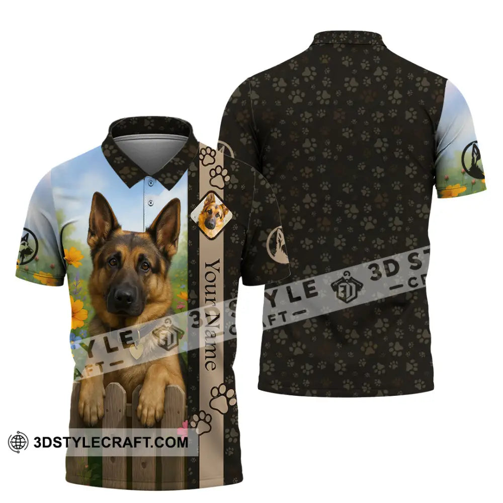 Unisex Shirt - Custom German Shepherd Shirt Polo Shirt / S T-shirt