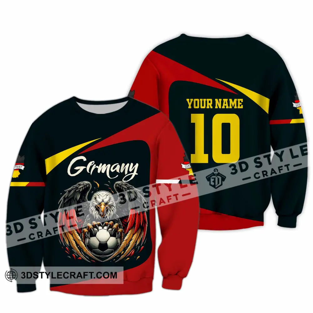 Unisex Shirt - Custom Germany 3D Shirt Long Sleeve / S T-shirt