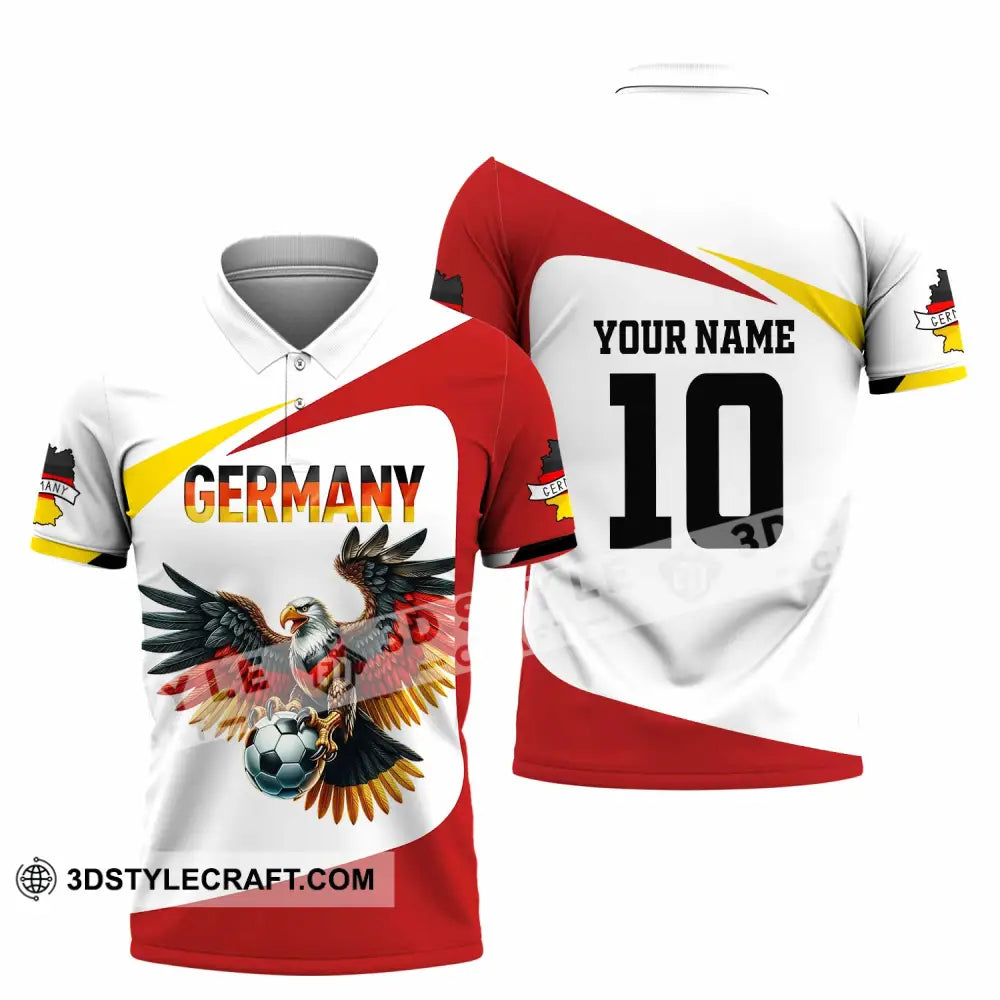Unisex Shirt - Custom Germany 3D Shirt Polo Shirt / S T-shirt