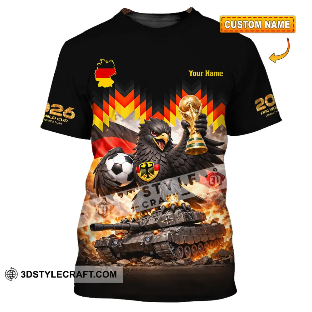 Unisex Shirt - Custom Germany World Cup 2026 3D Shirt T-shirt