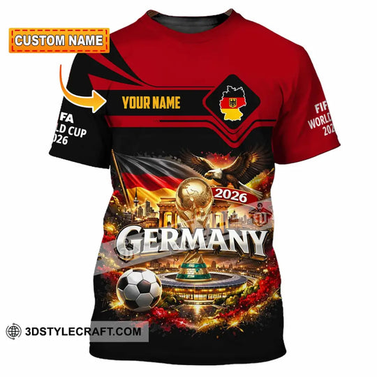 Unisex Shirt - Custom Germany World Cup 2026 3D Shirt style option 1
