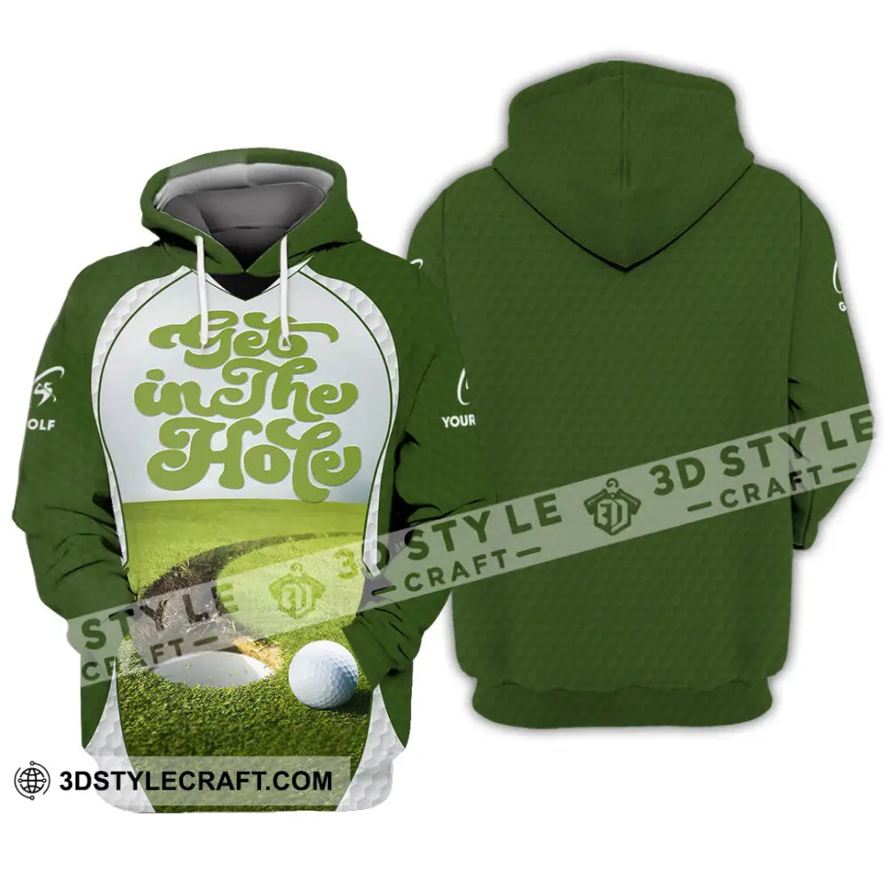 Unisex Shirt - Custom Get In The Hole Golf Shirt Hoodie / S T-shirt