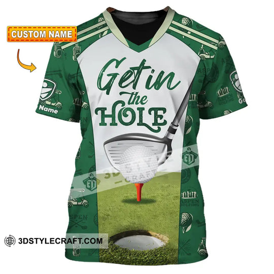 Unisex Shirt - Custom Get In The Hole Golf Shirt style option 1