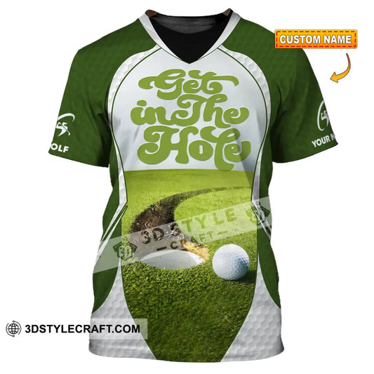 Unisex Shirt - Custom Get In The Hole Golf Shirt T-shirt