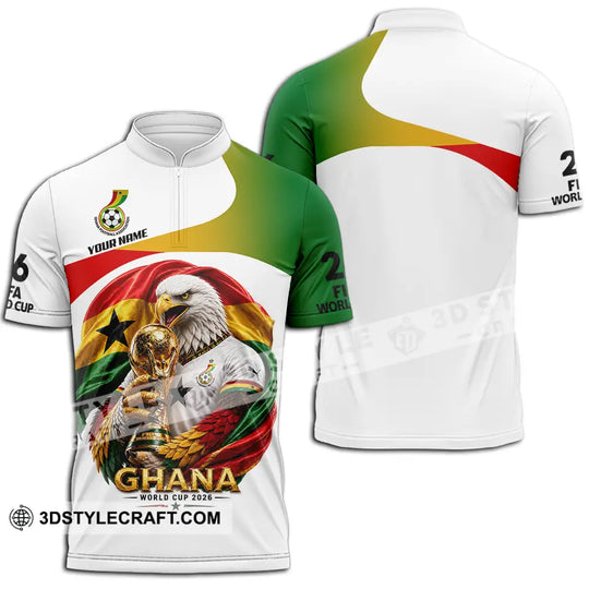 Unisex Shirt - Custom Ghana World Cup 2026 3D Shirt style option 2