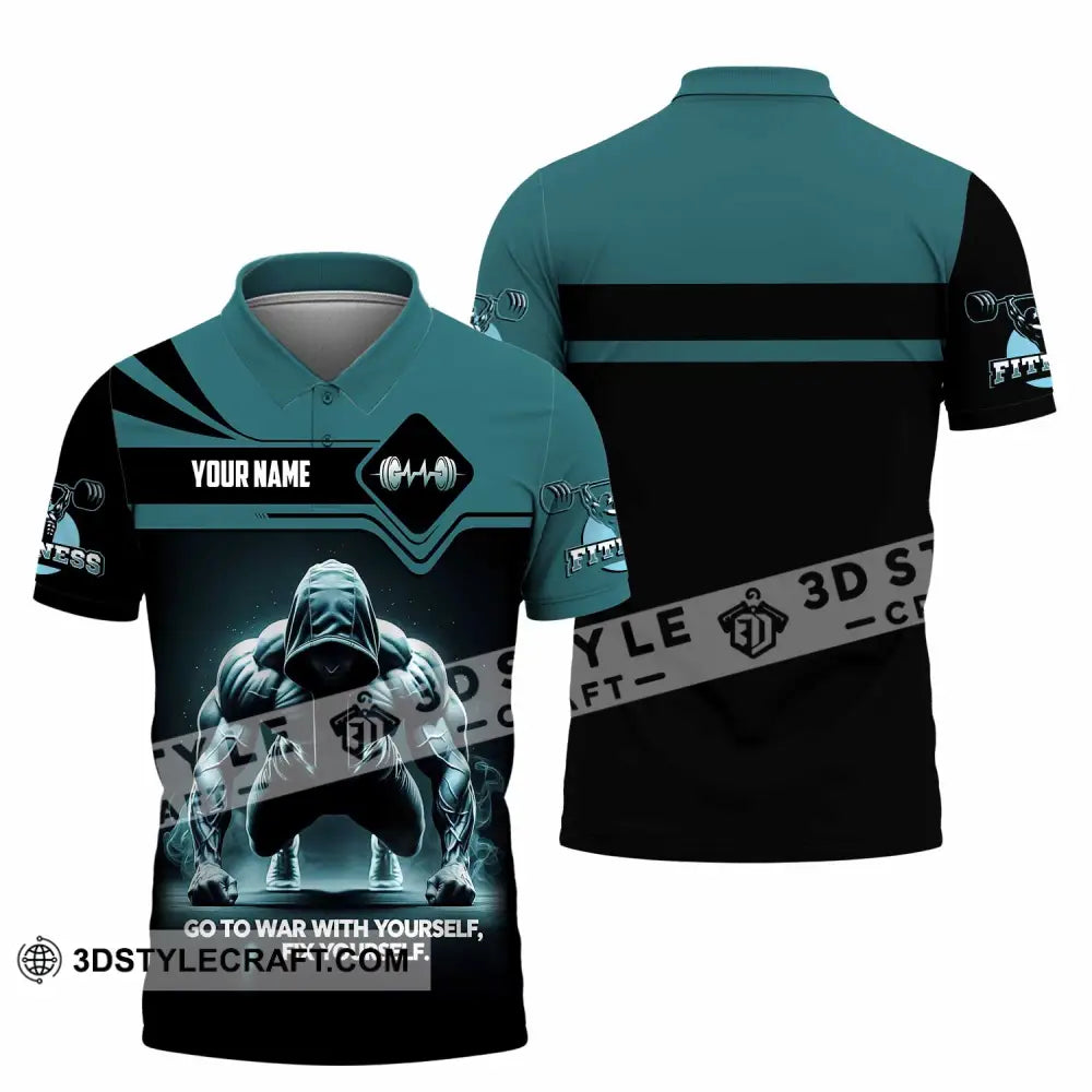 Unisex Shirt - Custom Go To War With Yourself Fix Yourself 3D Shirt Polo Shirt / S T-shirt