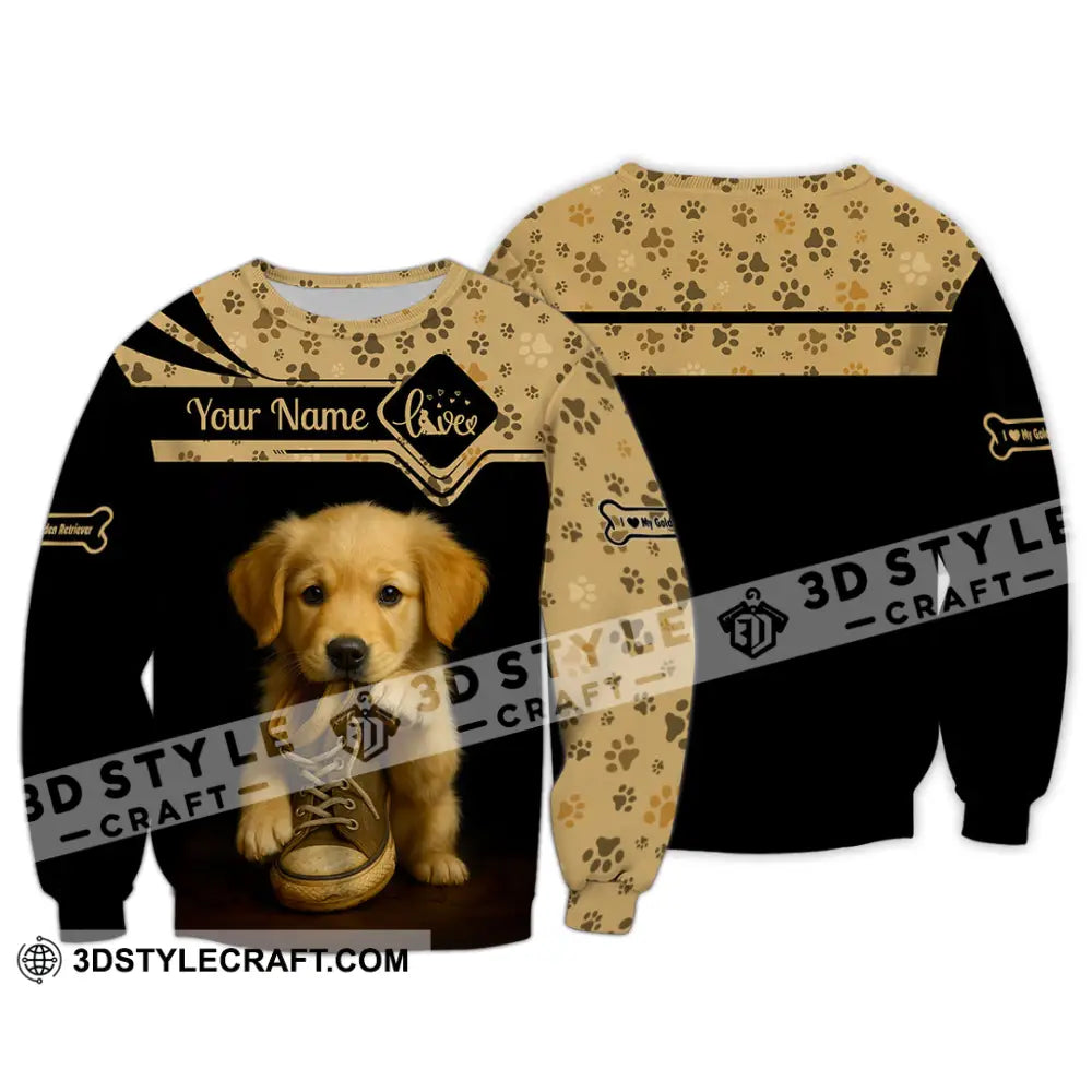 Unisex Shirt - Custom Golden Retriever Shirt Long Sleeve / S T-shirt