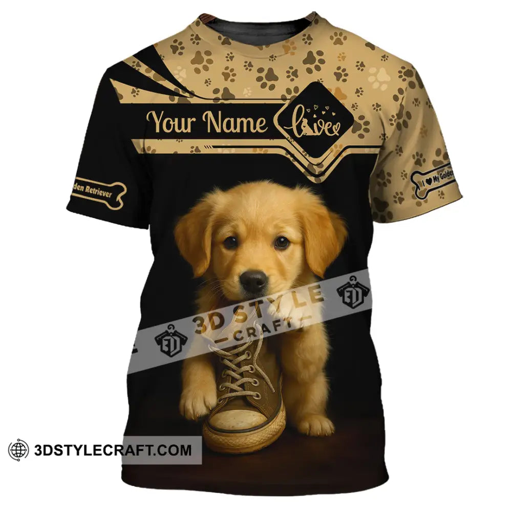 Unisex Shirt - Custom Golden Retriever Shirt T-Shirt / S T-shirt