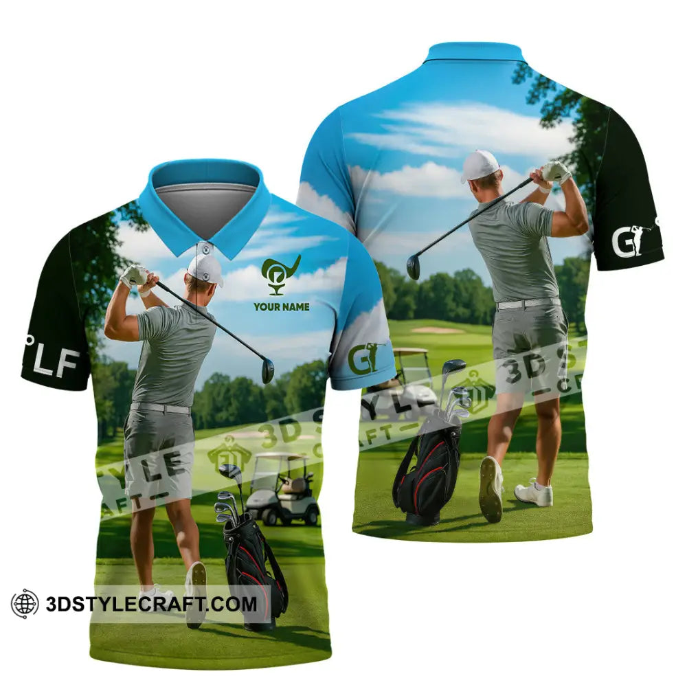 Unisex Shirt - Custom Golf Man Shirt Polo Shirt / S T-shirt