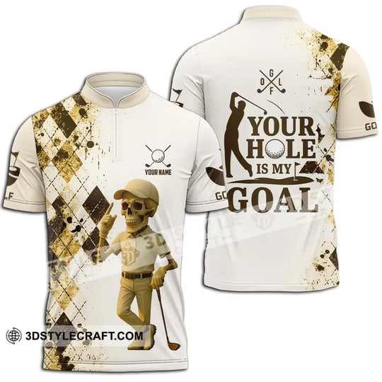 Unisex Shirt - Custom Golf Your Hole Is My Goal Shirt style option 2
