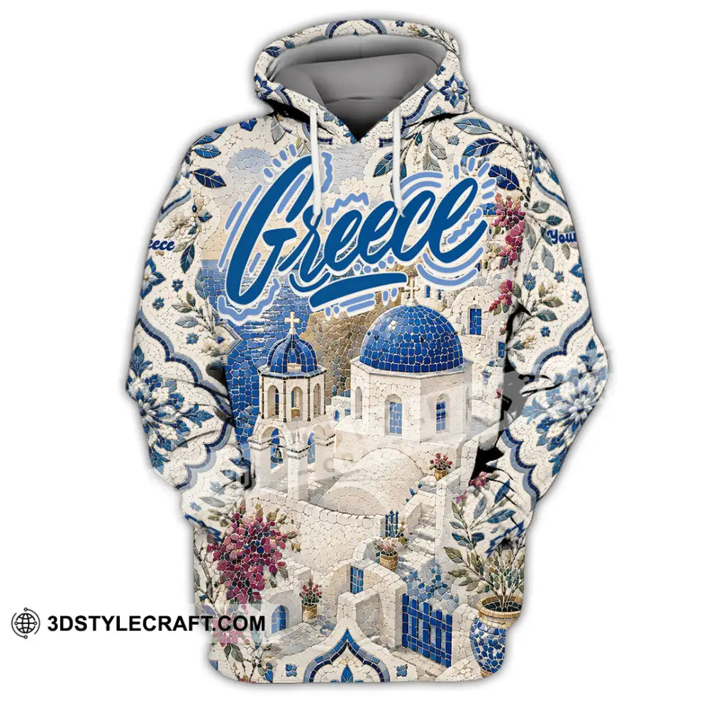 Unisex Shirt - Custom Greece Shirt - Hoodie / S - T-shirt